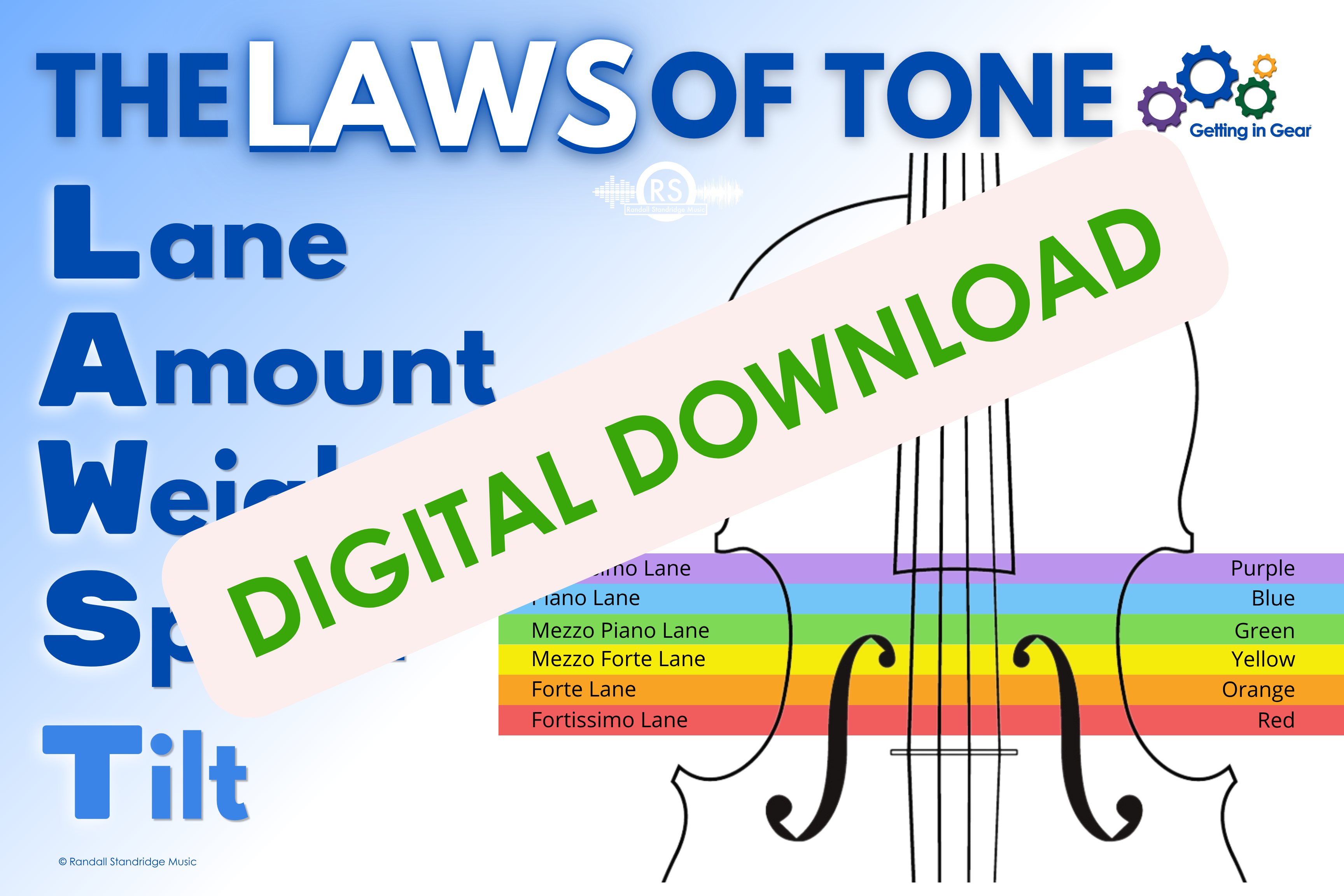 GIG LAWS of Tone Poster: Digital Download